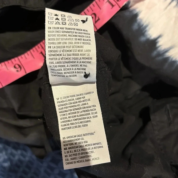 American eagles outfitters Men’s tie dye short sleeve shirt Sz L - Picture 6 of 10